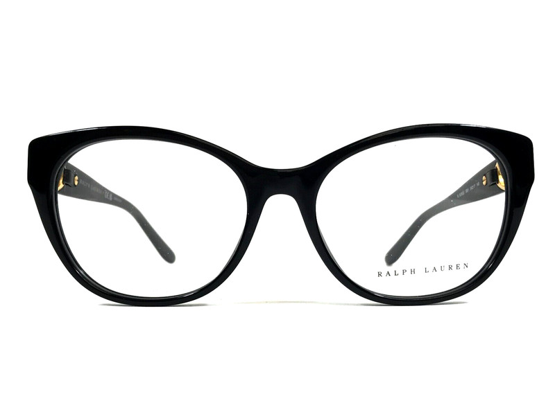 Ralph Lauren Eyeglasses Frames RL6235QU 5001 Black Asian Fit Leather 54-17-140 gallery