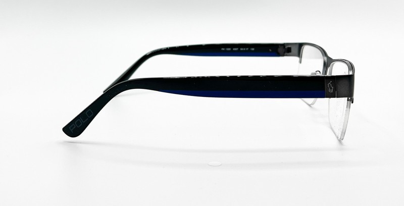 NEW POLO RALPH LAUREN PH 1220 9307 SEMISHINY DARK GUNMETAL EYEGLASSES 54-17 gallery