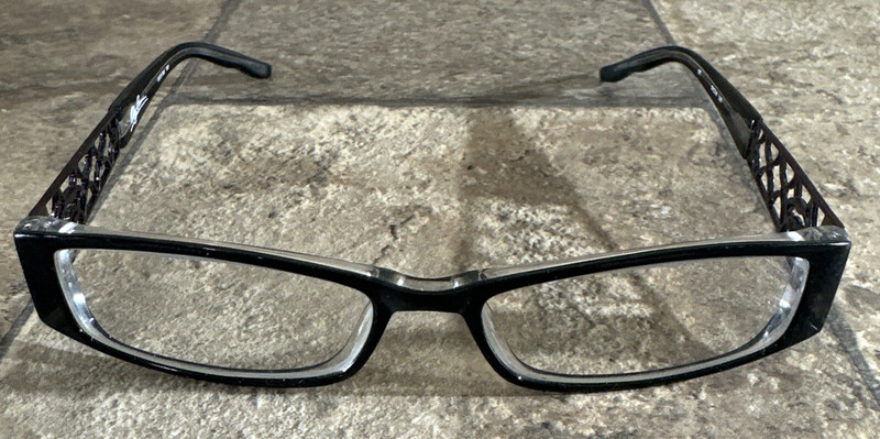 Oleg Cassini OCO 303 001 Black Eyeglasses Frame Metal 53-16-135-25mm G28 gallery
