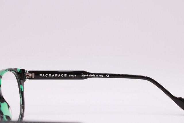 NEW FACE A FACE GOTHAM 1 COL 0427 GREEN BLACK HAVANA AUTHENTIC EYEGLASSES 48-22 gallery