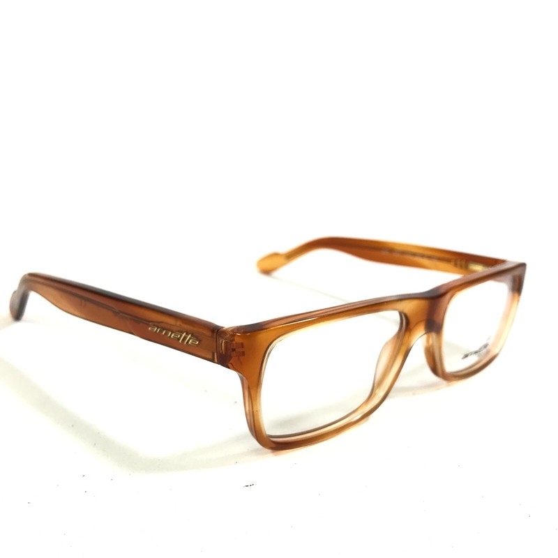 Arnette Eyeglasses Frames SUB 7061 1155 Clear Brown Square Full Rim 49-16-135 gallery