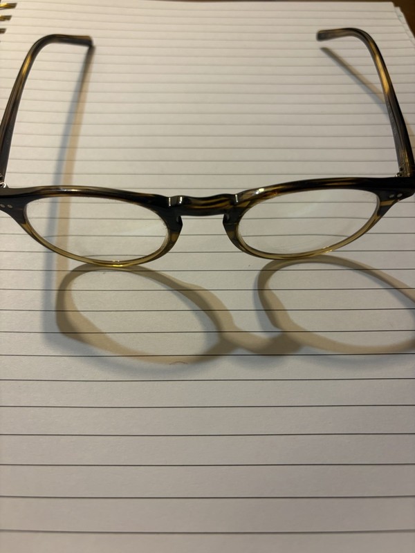 Rare Authentic Oliver Peoples RILEY DM 45mm Dark Mahogany Glasses Japan Round gallery