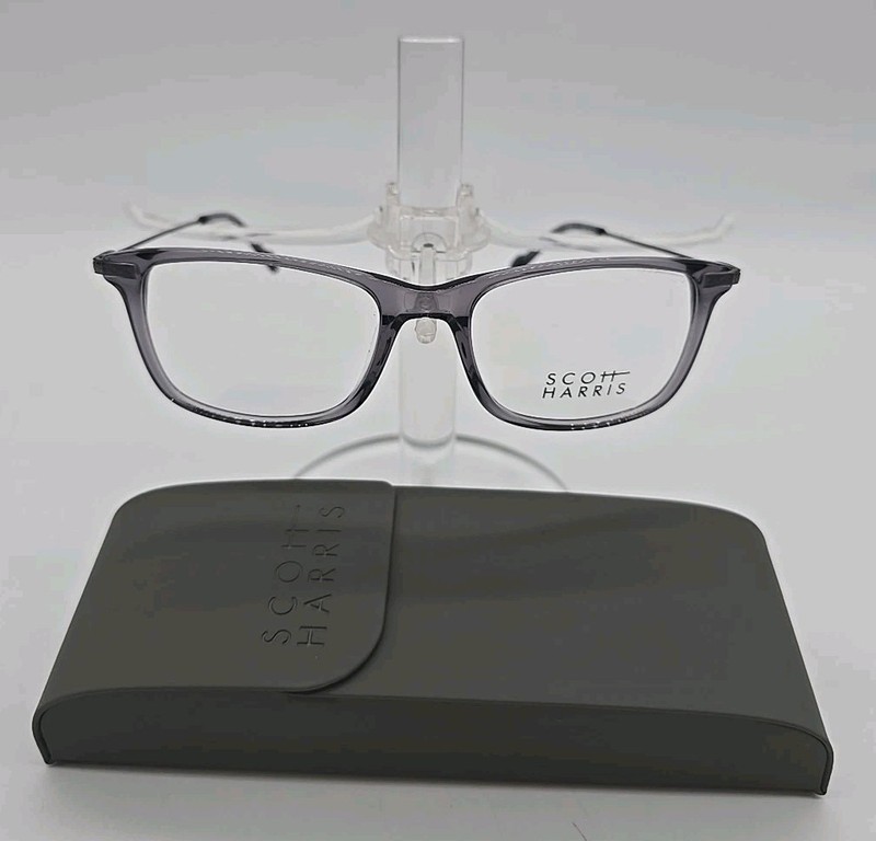 Scott Harris Eyeglasses Frames SH 912 1 Shadow Graphite 51-18-145mm New w/Case