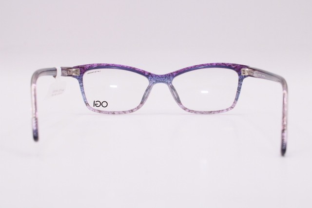 NEW OGI HERITAGE 9124/2272 BLUE PURPLE MARBLE AUTHENTIC EYEGLASSES 48-17 gallery