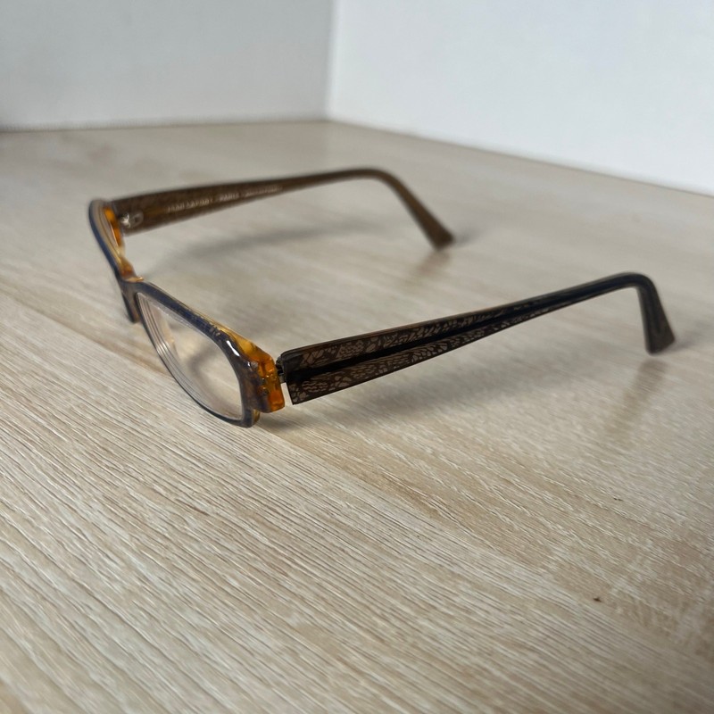 Jean Lafont Paris Niki 347 Eyeglasses Purple Brown Frames 50-14-142 France gallery
