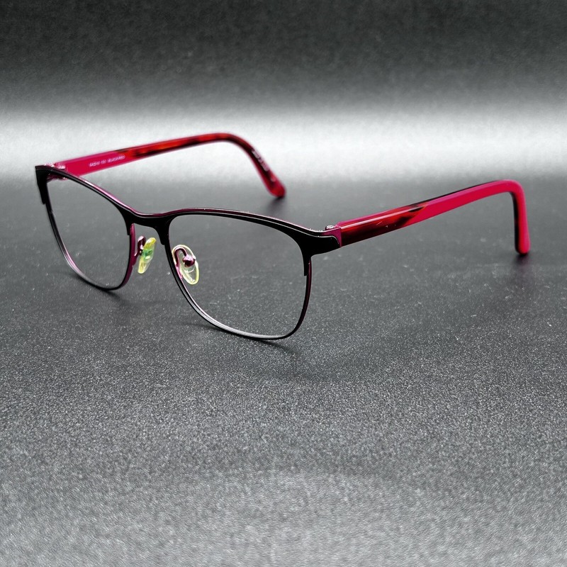 Wittnauer Tatiana Eyeglasses Frame Black/Red 54-16-135 Used
