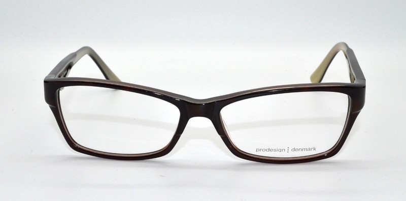 NWOT Auth PRODESIGN DENMARK 4663 c.5522 Brown Beige Eyeglasses Frames