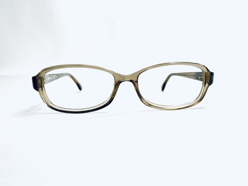 Michael Kors Eyeglasses ￼Rectangular Beige Tan Clear Lucite MK270 239 50 16 135