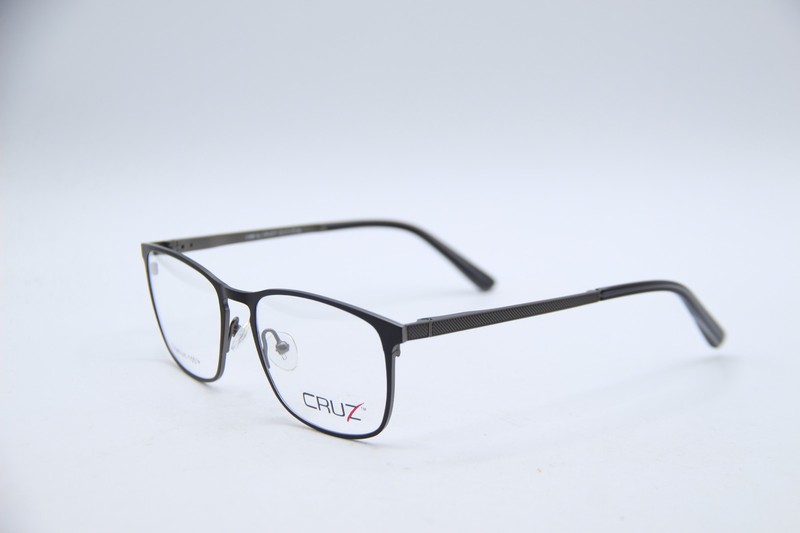 NEW CRUZ I-980 BLACK TITANIUM-100 AUTHENTIC FRAMES EYEGLASSES 53-17