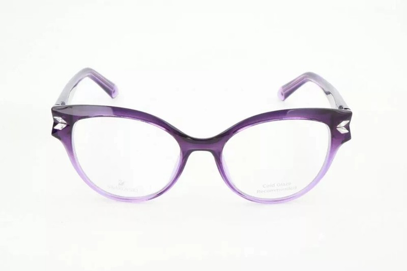 Swarovski SK5266 080 Purple Ombre Round Plastic Eyeglasses Frame 51-17-140 SD*