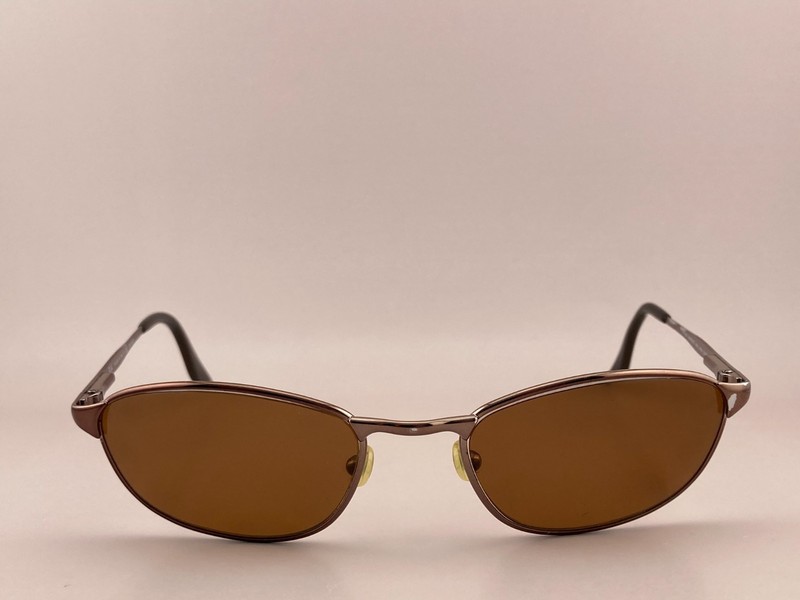 Ray Ban Sunglasses FRAME ONLY RB 3023 Highstreet 014/84 Brown Oval Italy 55mm gallery