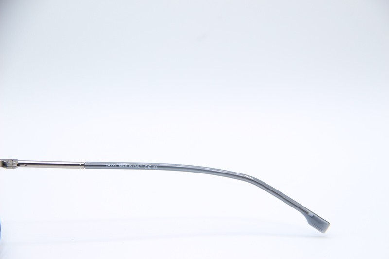 NEW HUGO BOSS 1229/U KB7 CRYSTAL BLUE AUTHENTIC DESIGNER EYEGLASSES W/CASE 56-15 gallery