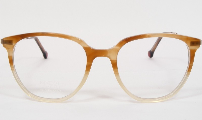 MyDot BREMEN-3 Brown Gradient Beige /Gold UNIQUE EYEGLASSES 51-18-137mm Germany gallery