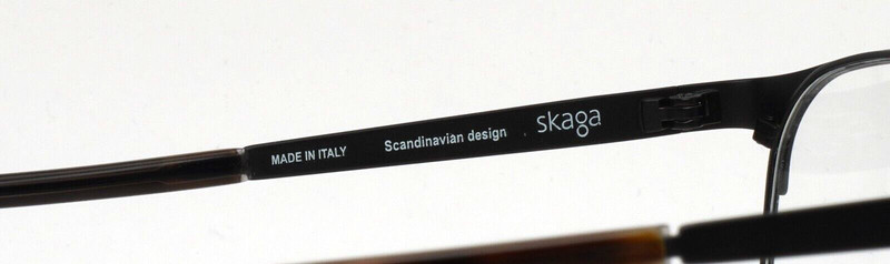 SKAGA 3748-U Timo 501 Black Unisex Round Full Rim Eyeglasses 50-20-140 B:40 gallery