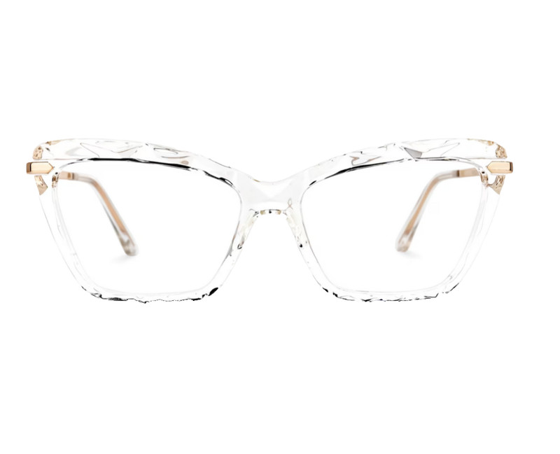 😎 Annie Full Rim M Rectangle Crystal Clear Eyeglasses Frames 40-54-137 mm gallery