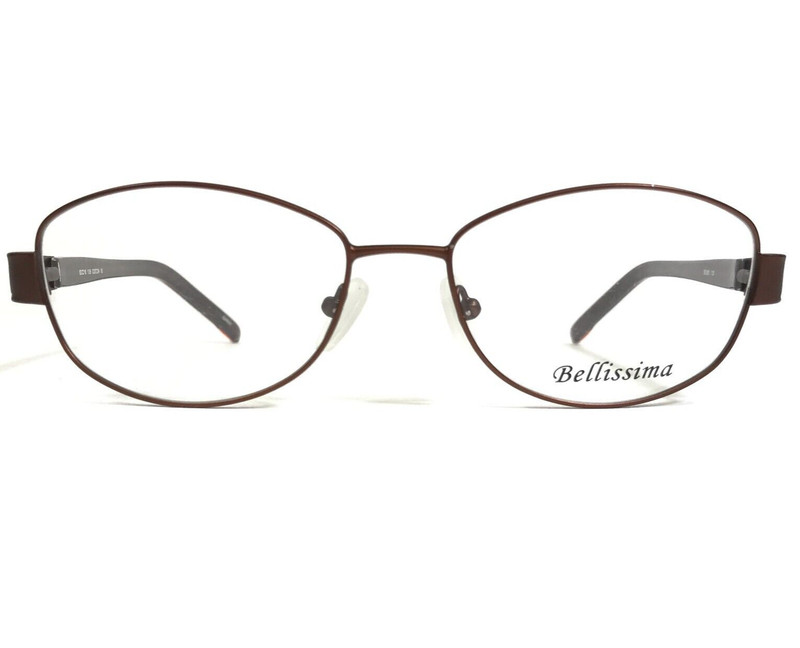 Bellissima Eyeglasses Frames BL625 COCOA Brown Cat Eye Full Wire Rim 53-16-135