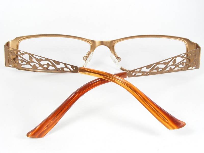 Opdo 517-2 COPPER EYEGLASSES GLASSES METAL FRAME 51-16-135mm Germany gallery