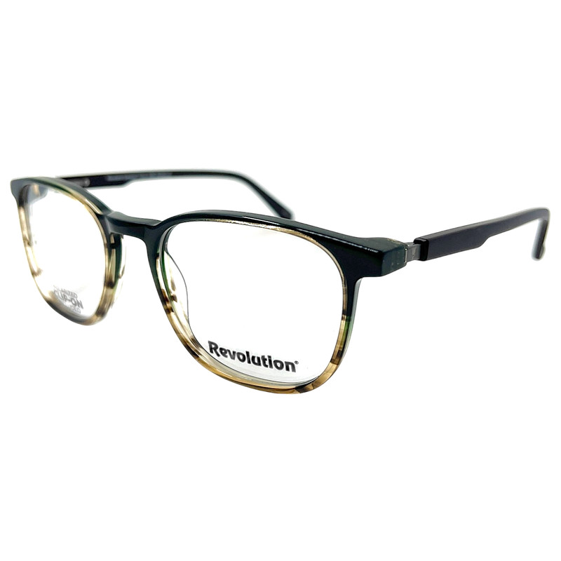 REVOLUTION TRAVIS GRN 53/20/140 GREEN NEW Authentic EYEGLASSES & POLAR SUN CLIP