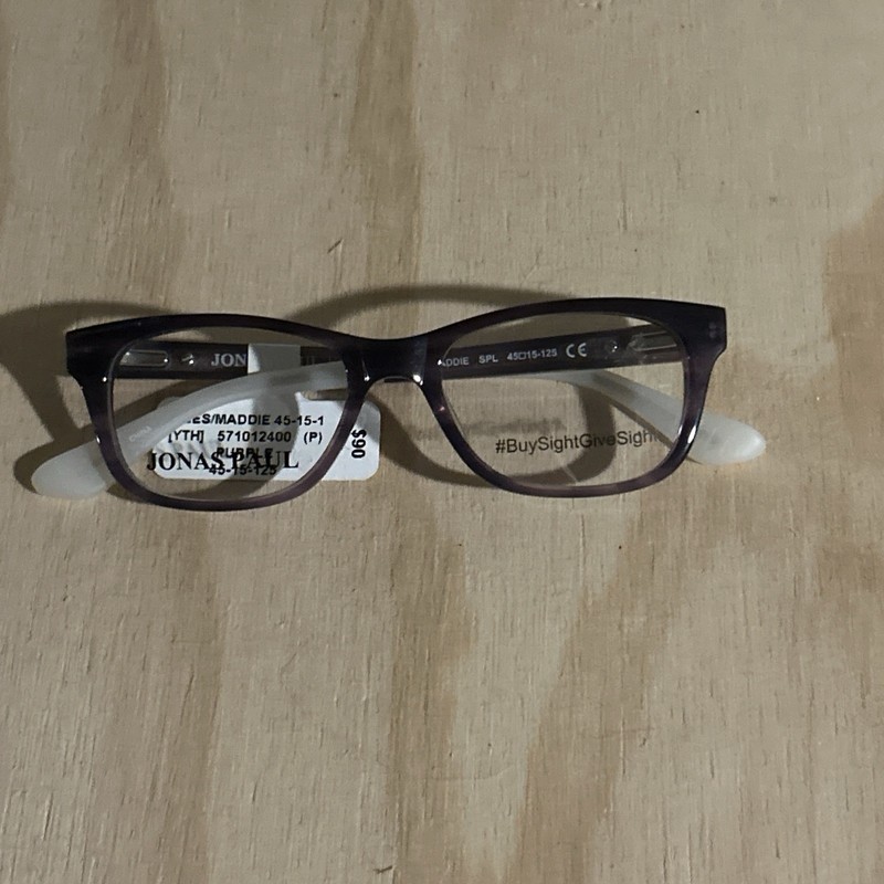 Jonas Paul 571012400 Youth Miles/Maddie Frames 45-15-125 Purple NWT Frames Only