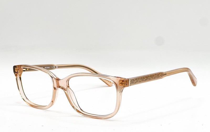 COACH HC 6143 5561 PEACH CRYSTAL AUTHENTIC EYEGLASSES 52-15