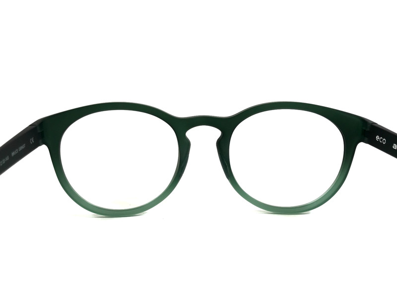 Eco Active Eyeglasses Frames BRUCE GRNGT Green Gradient Round Full Rim 52-22-143 gallery