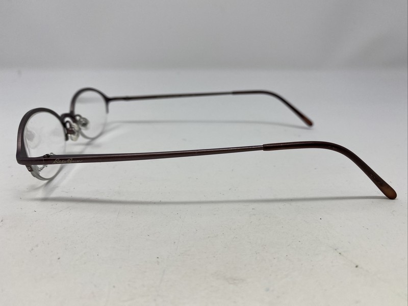 Eddie Bauer Emory HKL 45-19-140 Light Brown Half Rim Metal Eyeglasses Frame J845 gallery