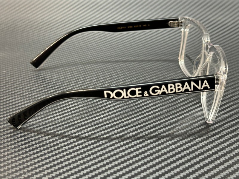 DOLCE & GABBANA DG5101 3133 Crystal Men's 52 mm Eyeglasses gallery