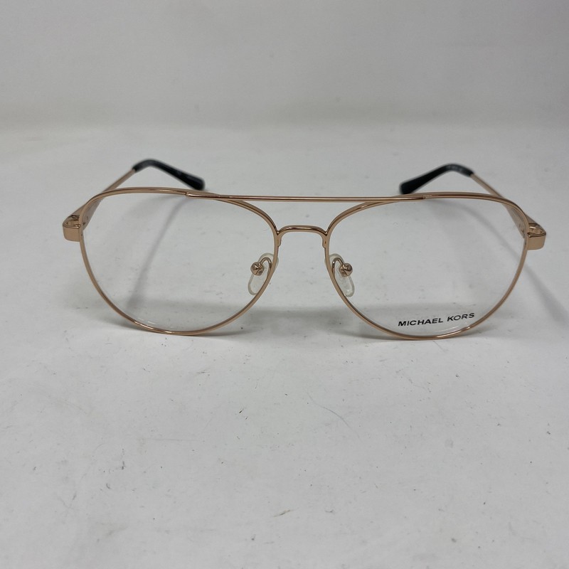 MICHAEL KORS MK3019 Procida 1116 Rose Gold Womens Aviator Eyeglass 56-14-135 D08