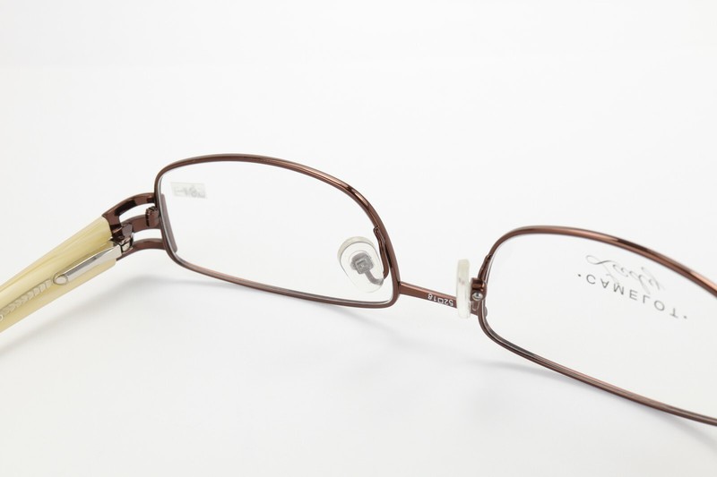 CAMELOT LADY MARILYN in Brown Henna 52-18-135 Eyeglass Frames Flex Hinges E189 gallery