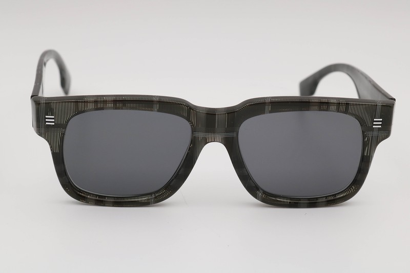 Burberry Hayden Black Check B4394 Nd Lens Stretched Eyeglasses Frames 54-18-150