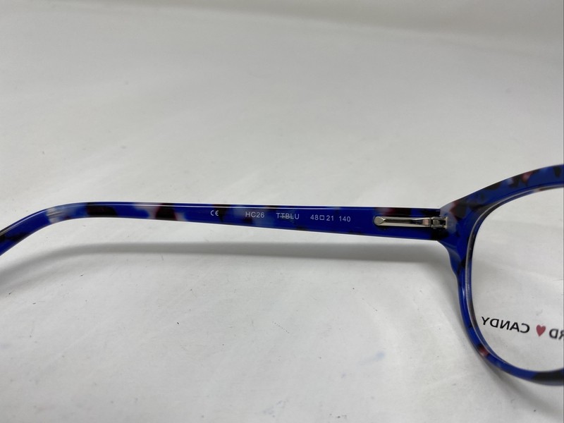 Hard Candy HC26 TTBLU 48-21-140 Blue Tortoise Full Rim Eyeglasses Frame RB57 gallery