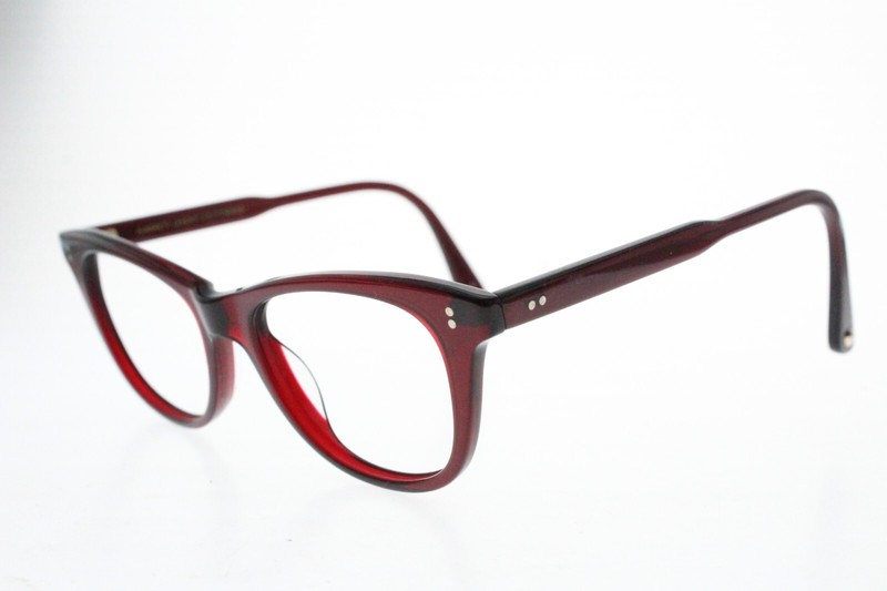 Garrett Leight TIA JANE MER Cat Eye Frames Red Merlot 47/19-147 mm gallery