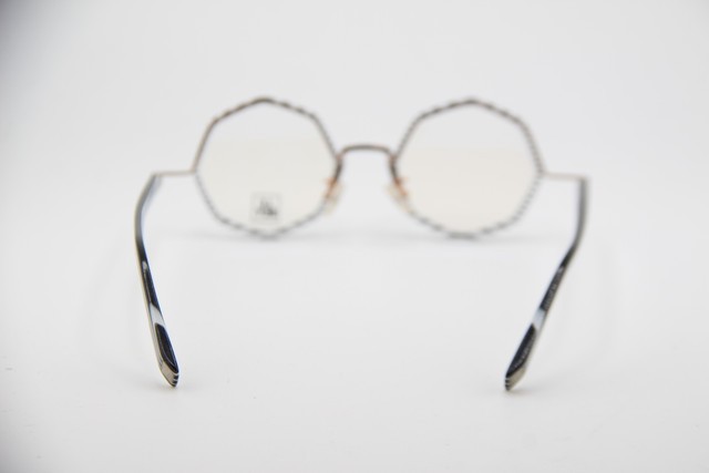 NEW J.F. REY JF 1483 0185 BRONZE WHITE BLACK CLEAR AUTHENTIC EYEGLASSES 47-20 gallery