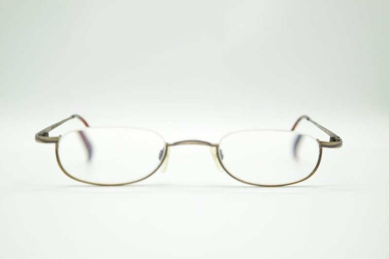 Vintage Neostyle Liseur 776 Brass Half-Rim Glasses Eyeglass Frame