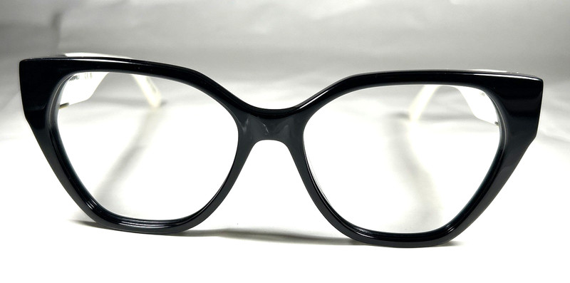 Karl Lagerfeld KL6053 004 Eyeglasses Frame Black White 6053, Size: 54-16-140 gallery