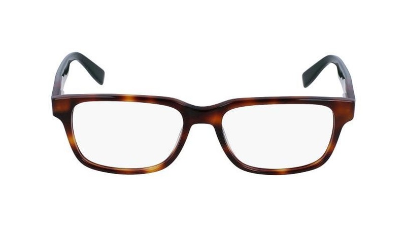 New Lacoste L-2910 240 Tortoise Eyeglasses with Green & Red Temples 55/17/145 gallery