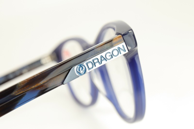 DRAGON DR131 SAMMIE 400 Blue / Brown Havana 48-19-145 Eyeglass Frames SMALL F90 gallery