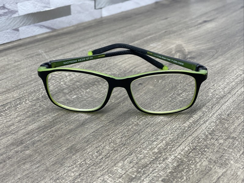 Nano Vista-Spain Mod. SLEEK-CREW NAO750346 Green Black Eyeglasses 44-16-127 Kids