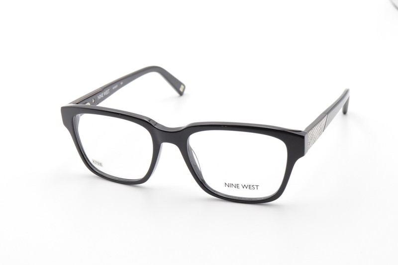 NINE WEST NW5071 001 Polished Black 50-18-135 Eyeglass Frames Flex Hinges X798 gallery