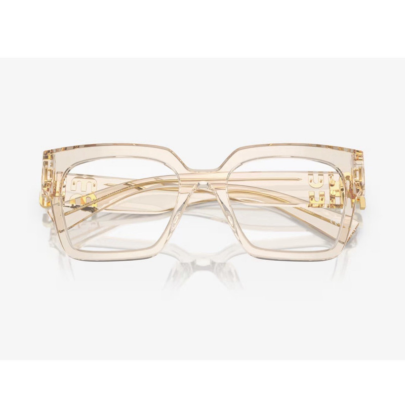 Miu Miu 0MU 04UV Clear Square Full Rim Eyeglass Frames 53-17-140