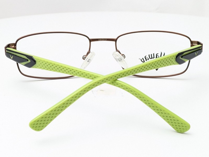 Callaway Bounce Brown Lime Unisex Eyeglasses Frames 48-17-130 gallery