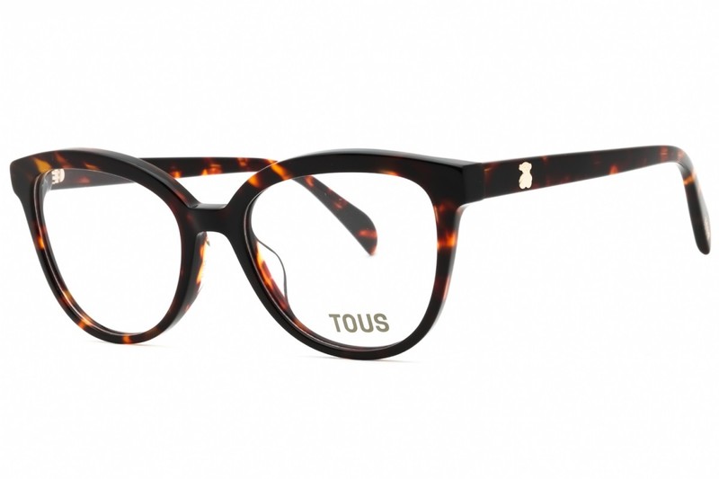 Tous VTOB93 09JC Shiny Red Havana 53mm Eyeglasses New Authentic
