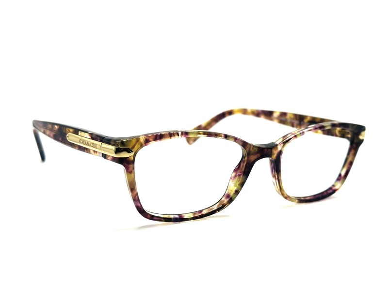AUTHENTIC COACH HC6065 5287 Confetti Light Brown Women Eyeglasses 51mm 17 135 gallery