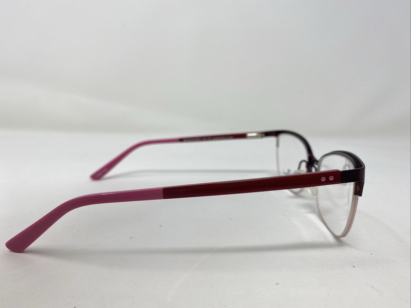 Seventy One SWARTHMORE BURGUNDY 52-16-135 Half Rim Eyeglasses Frame VU29 gallery