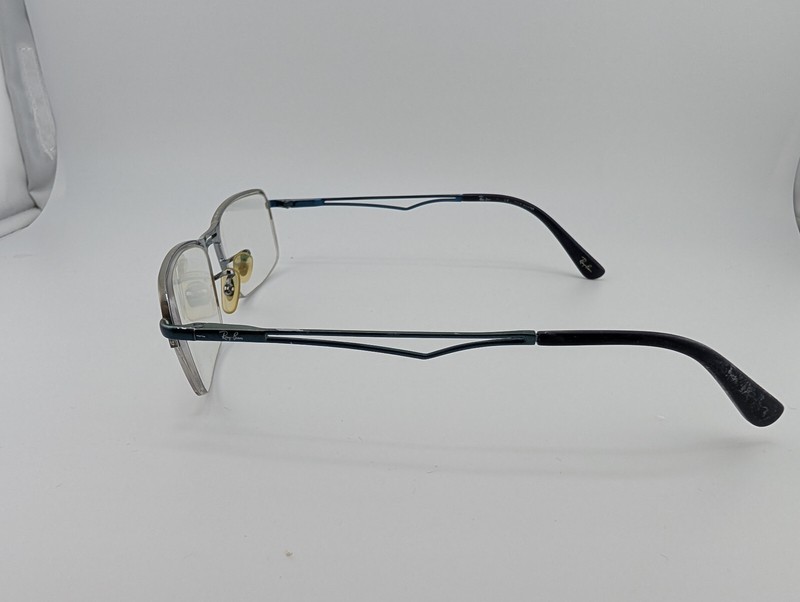 Ray Ban Eyeglasses, Frames Only, RB 6216 2695, 54-18-140, Silver, Half Rim gallery