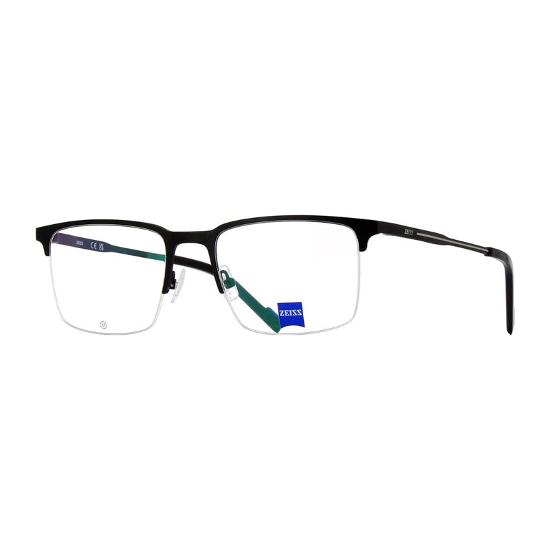 Zeiss ZS23125 002 Matte Black 53mm Eyeglasses New Authentic