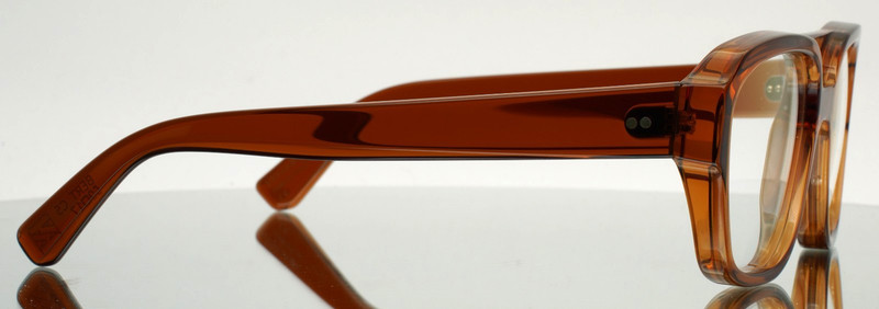 KIRK & KIRK Bert C5 Brown Unisex Aviator Full Rim Eyeglasses 53-17-140 B:43 gallery