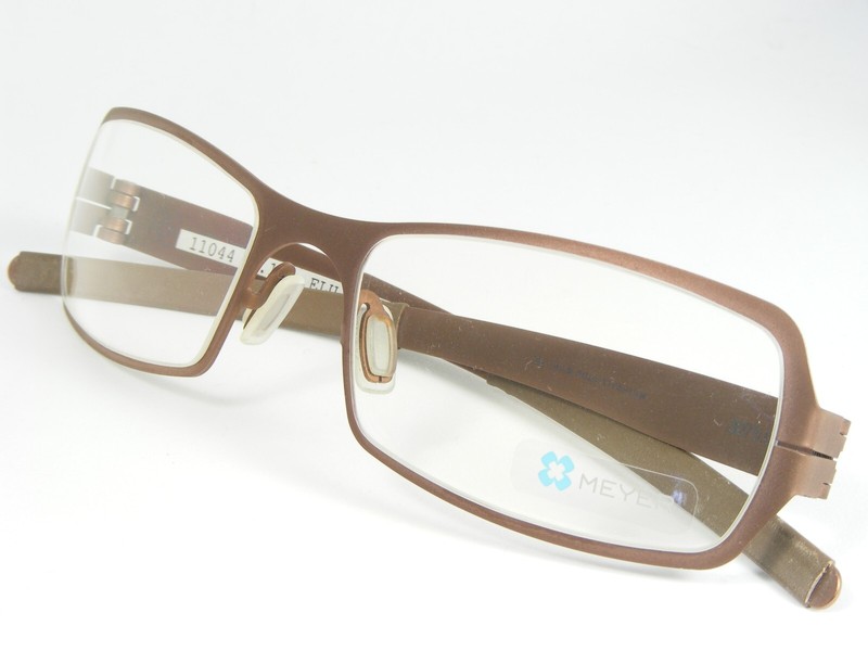 MEYER 3075 08 COPPER METALLIC EYEGLASSES GLASSES TITANIUM 51-15-133mm Germany gallery
