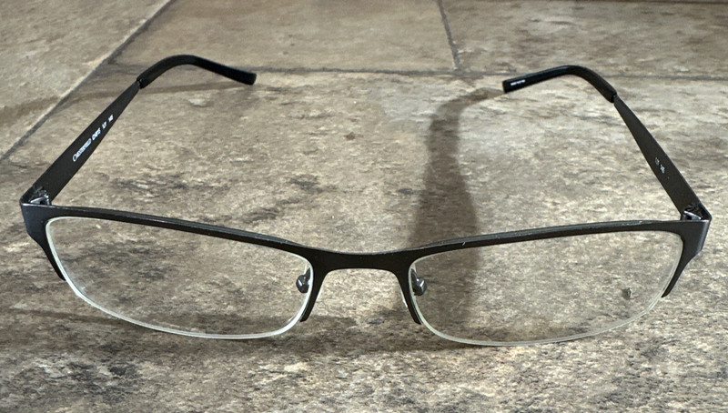 Chesterfield CH815 1J1 Gray Metal Half Rim Eyeglasses Frame 53-18-145-28mm G8