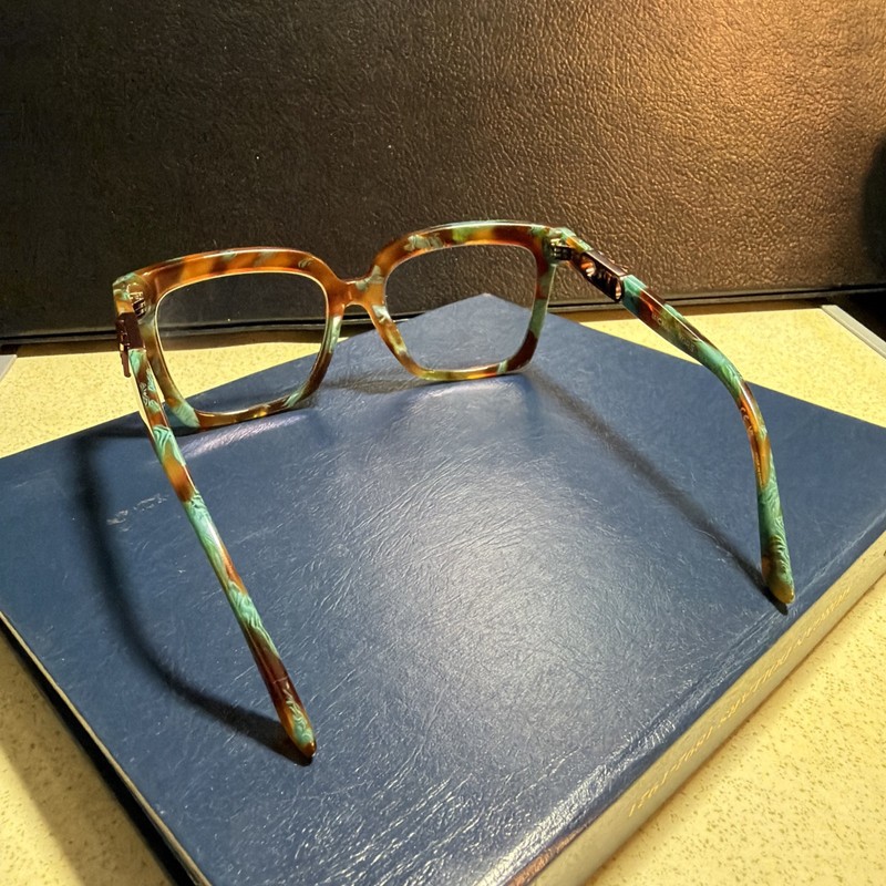 Michael Kors MK 4119U nassau teal graphic tortoise 4000 Eyeglasses square frame gallery